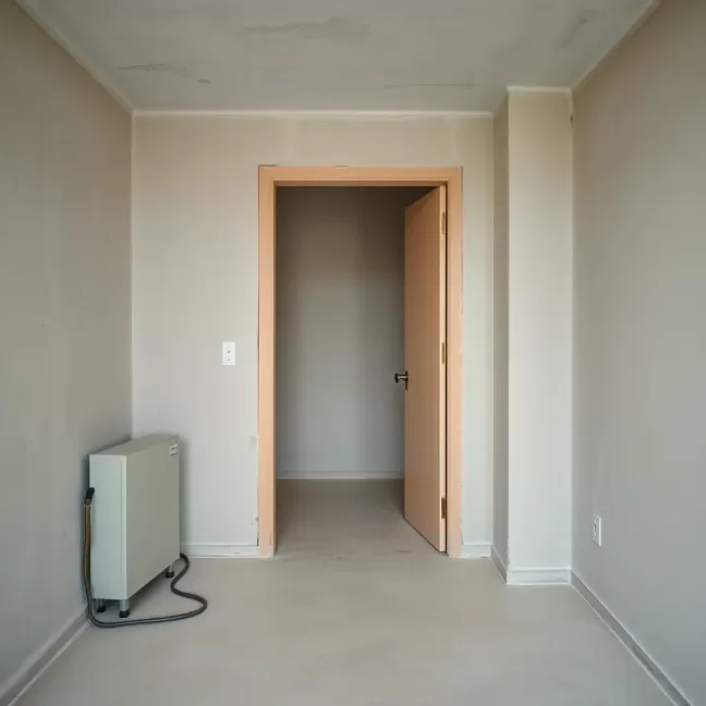 Wejście do mieszkania przed odbiorem